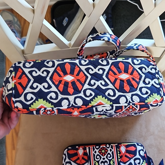 Vera Bradley tote bag and matching wallet Sun valley - Picture 4 of 5